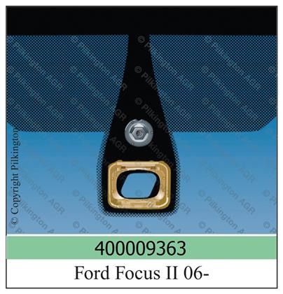 Frontscheibe grün Sensorvorb. Ford
