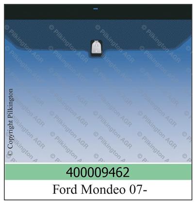 Frontscheibe grün Ford