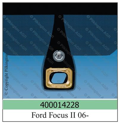 Frontscheibe blau Sensorvorb. Ford