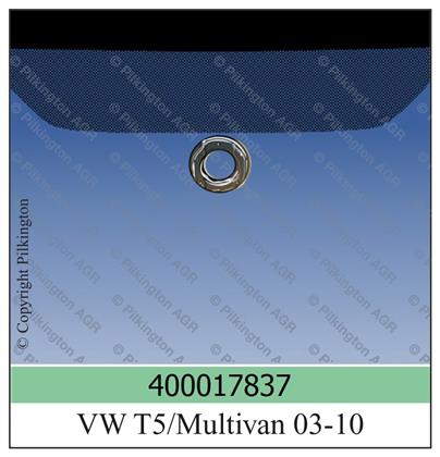 Frontscheibe grün mit Sensor VW