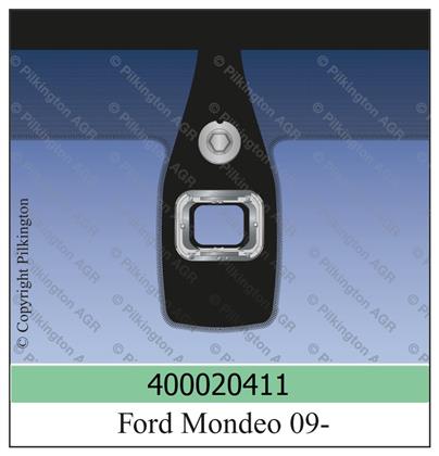 Frontscheibe blau Sensorvorb. Ford