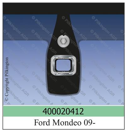Frontscheibe blau Sensorvorb. Ford