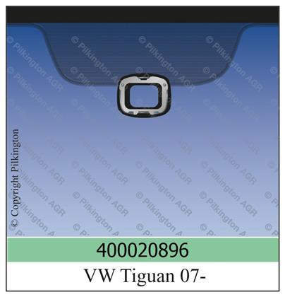 Frontscheibe grün Sensorvorb. VW