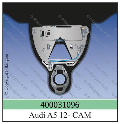 Frontscheibe grün mit Sensor Audi