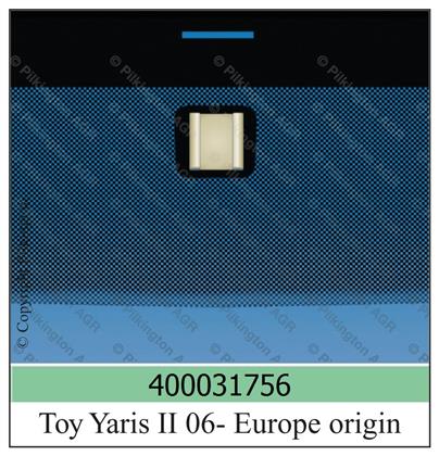 Frontscheibe grün Toyota