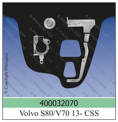 Frontscheibe grün Volvo