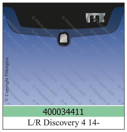 Frontscheibe grün mit Sensor Land Rover