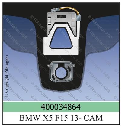Frontscheibe grün mit Sensor BMW