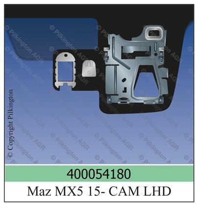 Frontscheibe grün Sensorvorb. Mazda