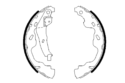 Bremsbackensatz Trommelbremse