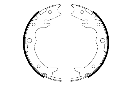 Bremsbackensatz Trommelbremse