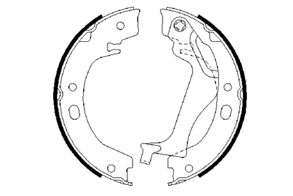 Bremsbackensatz