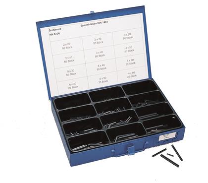 Sortiment Spannhülsen ISO 8752 HN 8736
Schmiernippel verzinktK1 R 1/4"  DIN 340