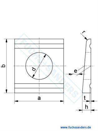 Scheiben DIN 434 17,5 therm. verzinkt