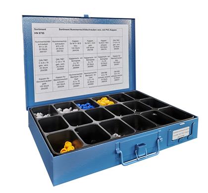 Sortiment Nummernschildschr.