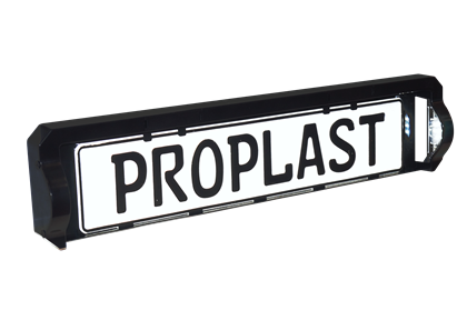 Kennzeichenhalter PRO-CARRIER inkl. 2 LED Kennzeichenleuchten