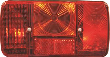 Lichtscheibe für Mehrkammerleuchte