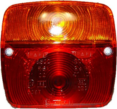 Lichtscheibe für Mehrkammerleuchte