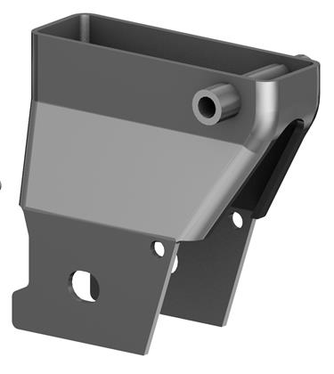 Lagerbock Lenkfeder H=230