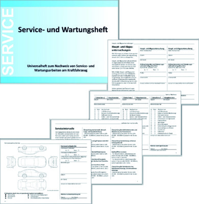 Service-u. Wartungsheft (10 St.)
