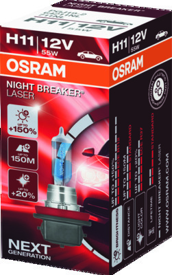 Lampe Night Breaker Laser H11 12V 55W