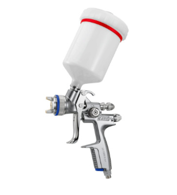 SATAjet 1000 B RP Düse 1,3  0,6 l QCC Kunststoff-Mehrwegbecher, Drehgelenk