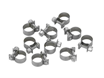 Schlauchschelle m Sechskant D14, Edelst