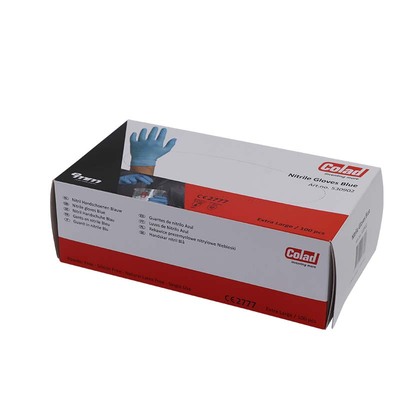 Einweg Nitril Handschuhe, blau, L