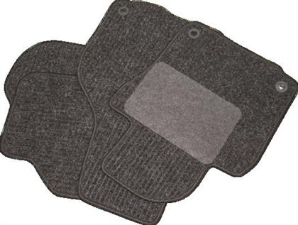 Fußmattensatz Textil anthrazit/schwarz