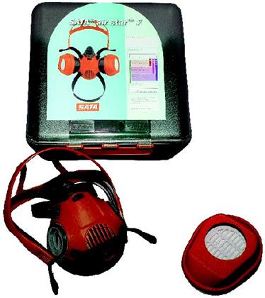 SATA air star m. Halter + 10 Vorfilter