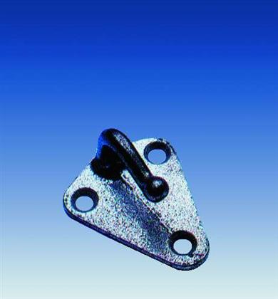 Dreiloch-Planhaken Verzinkt Kl. Ausführung