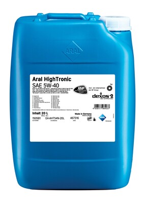 Motoröl Hightronic 5W40 20l