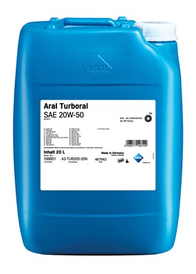 Motoröl Aral Turboral 20W50 20l