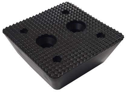 Gummi Trapezblock uni H60xB150xL150mm