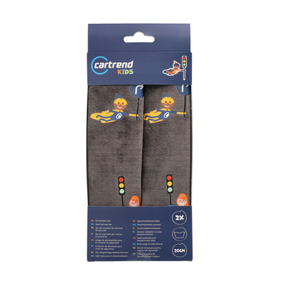 KIDS Gurtpolster-Set grau