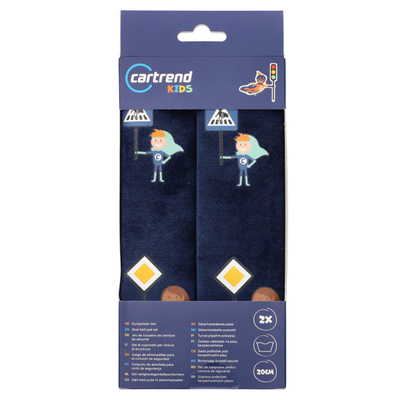 KIDS Gurtpolster-Set blau