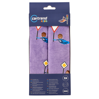KIDS Gurtpolster-Set lila