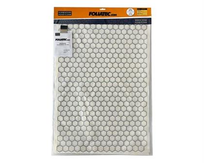 Scheibensticker Honeycomb, schwarz matt