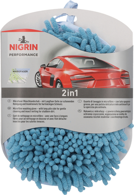 Performance 2in1 Microfaser Waschhandschuh