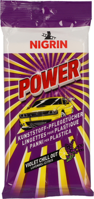 Power Kunststoff-Pflegetücher Violet Chill Out 20 Stück