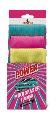 Power Microfaser-Tücher Universal 3 Stück