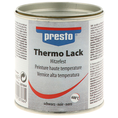 presto Thermolack schwarz 250