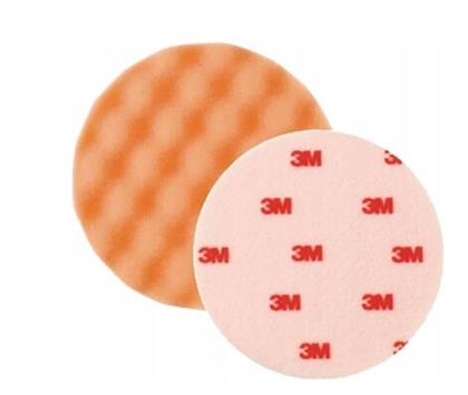 Polierschaum 76,2mm orange genoppt 4St.
