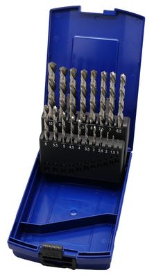 Spiralbohrersatz links HSS M2