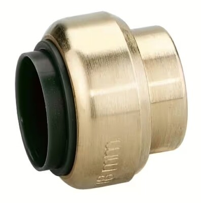 Druckluftrohrverbinder Messing