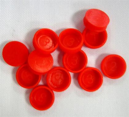 Plombe rot (100 Stück)