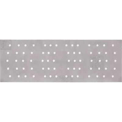 Klettschleifstreifen gelocht              80 x 133