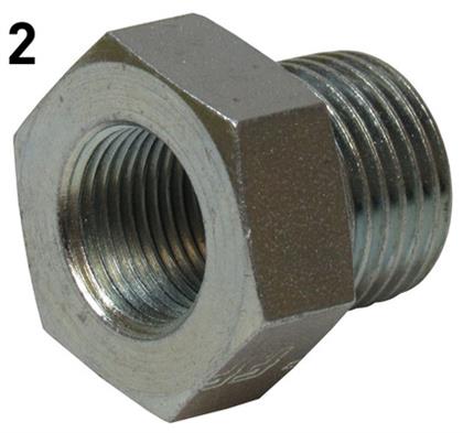 Gewindereduzierung zöllig