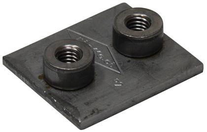 Anschweißplatte Einrohrs. BG 1