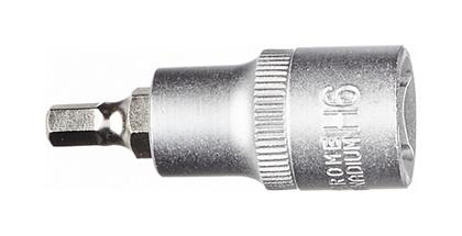 1/2 Bit-Stecknuss kurz, 6mm